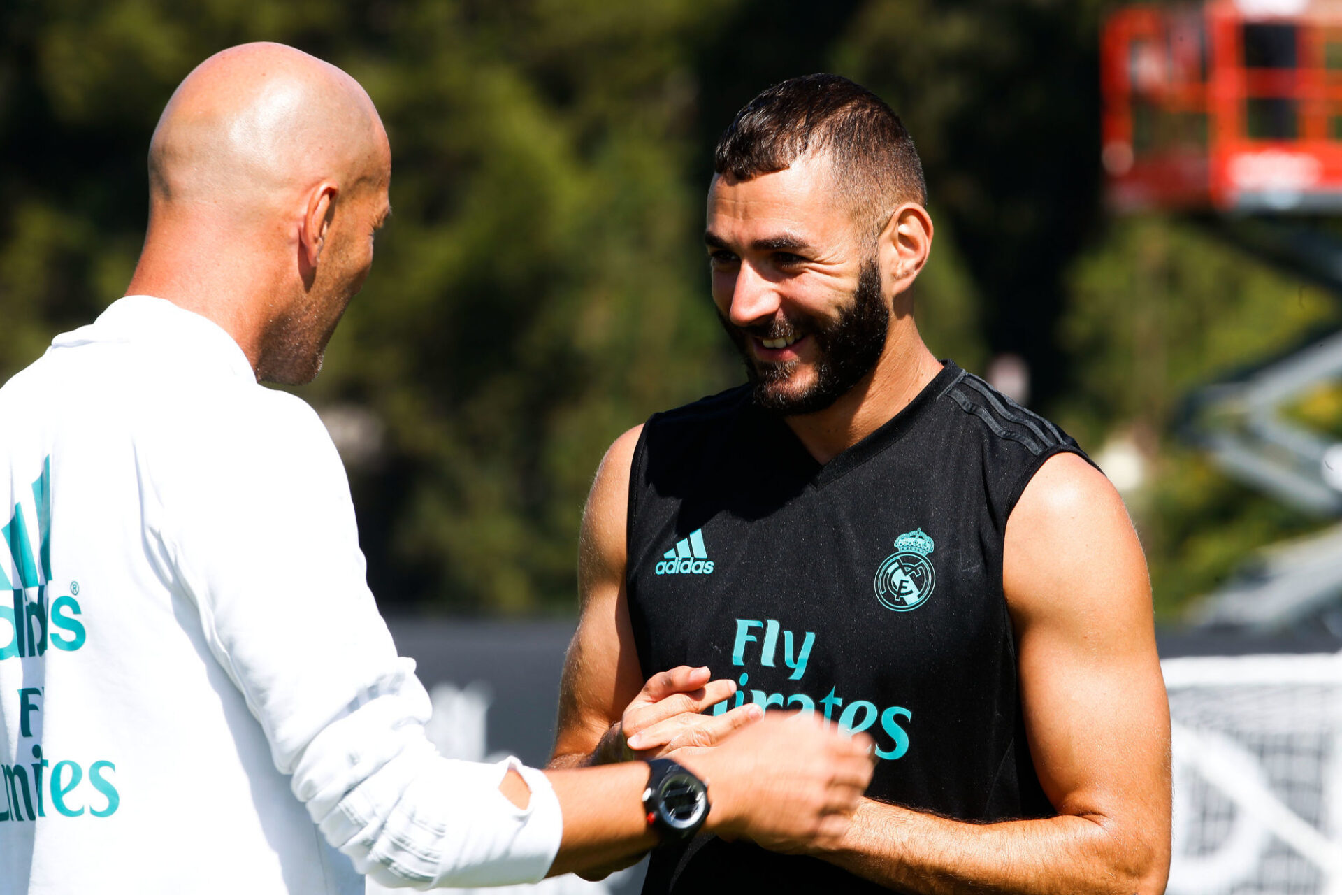 Zinédine Zidane est "ravi" du retour de Karim Benzema. Icon Sport