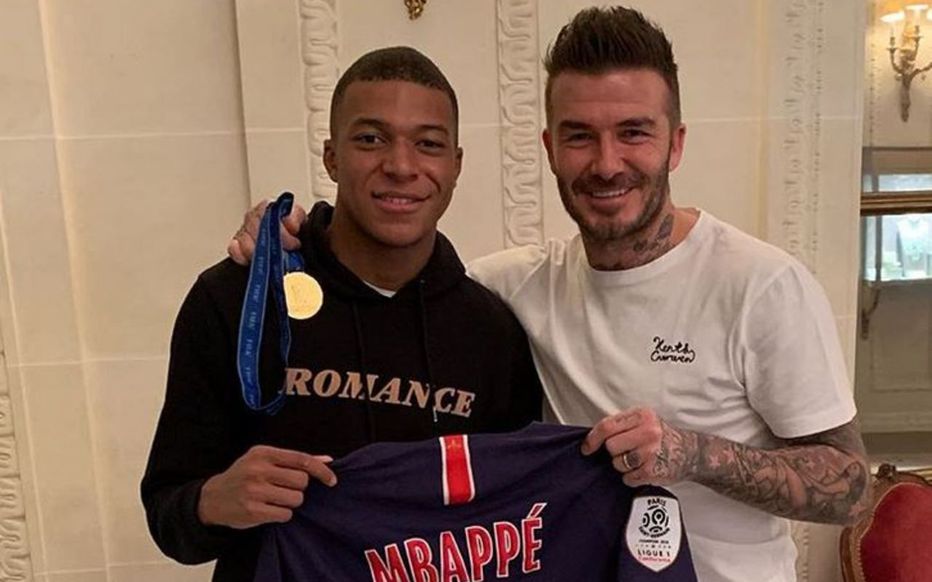 Kylian Mbapp&eacute; est aussi fans de l'ancienne star anglaise (DR). 