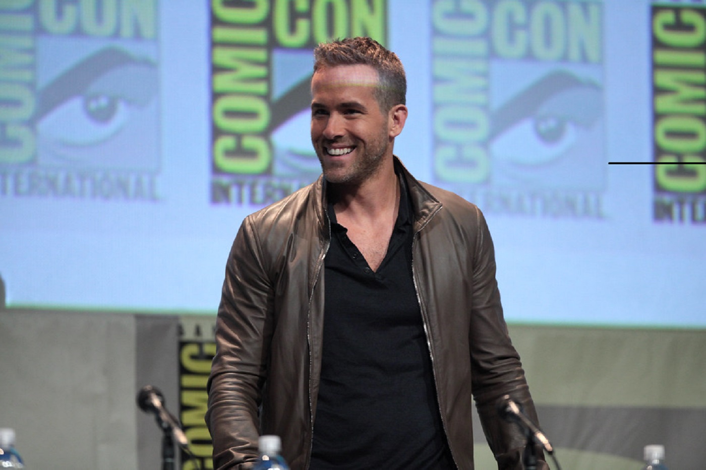 Ryan Reynolds est un habitu&eacute; des studios d'Hollywood, mais il est aussi co-propri&eacute;taire de Wrexham. Photo Gage Skidmore