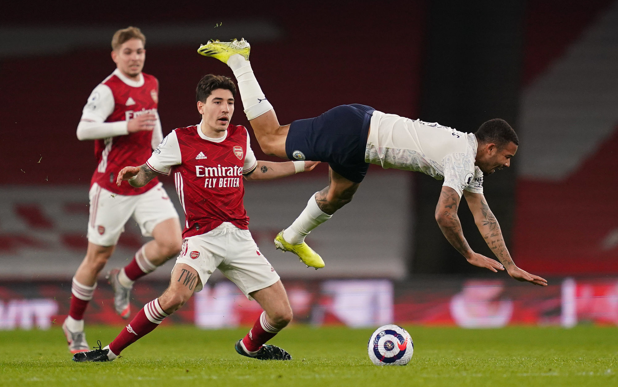 Le "vrai" Gabriel Jesus, qui d&eacute;colle face &agrave; Arsenal. PA Images / Icon Sport