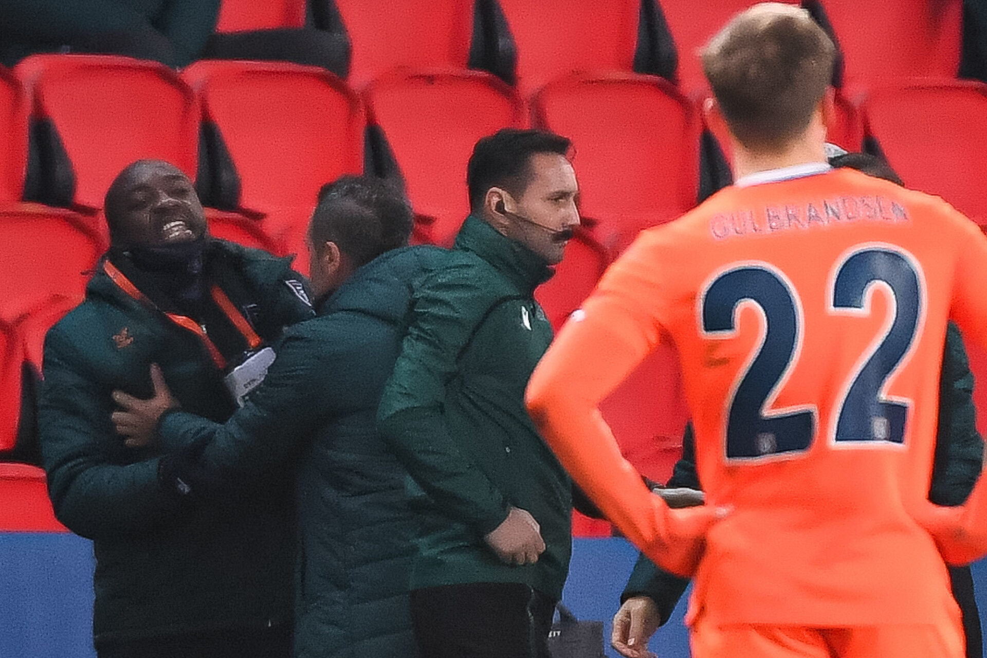 Presnel Kimpembe reste c&eacute;l&egrave;bre pour avoir rapetiss&eacute; Lionel Messi en 8e de finale aller de Ligue des champions 2017 contre le Bar&ccedil;a. Photo Johnny Fidelin/Icon Sport