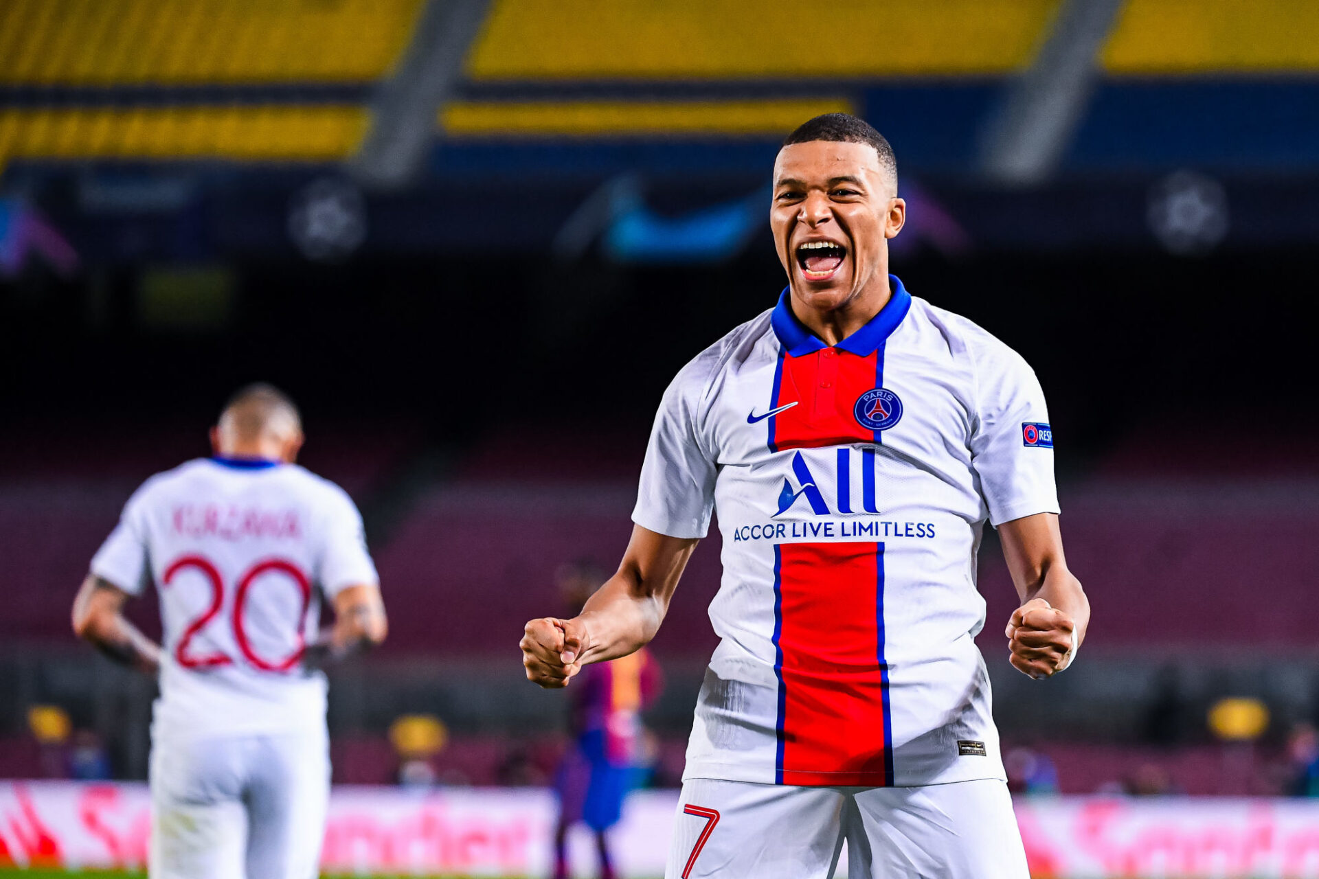 Kylian Mbapp&eacute; a encore marqu&eacute; face au Bayern. Icon Sport