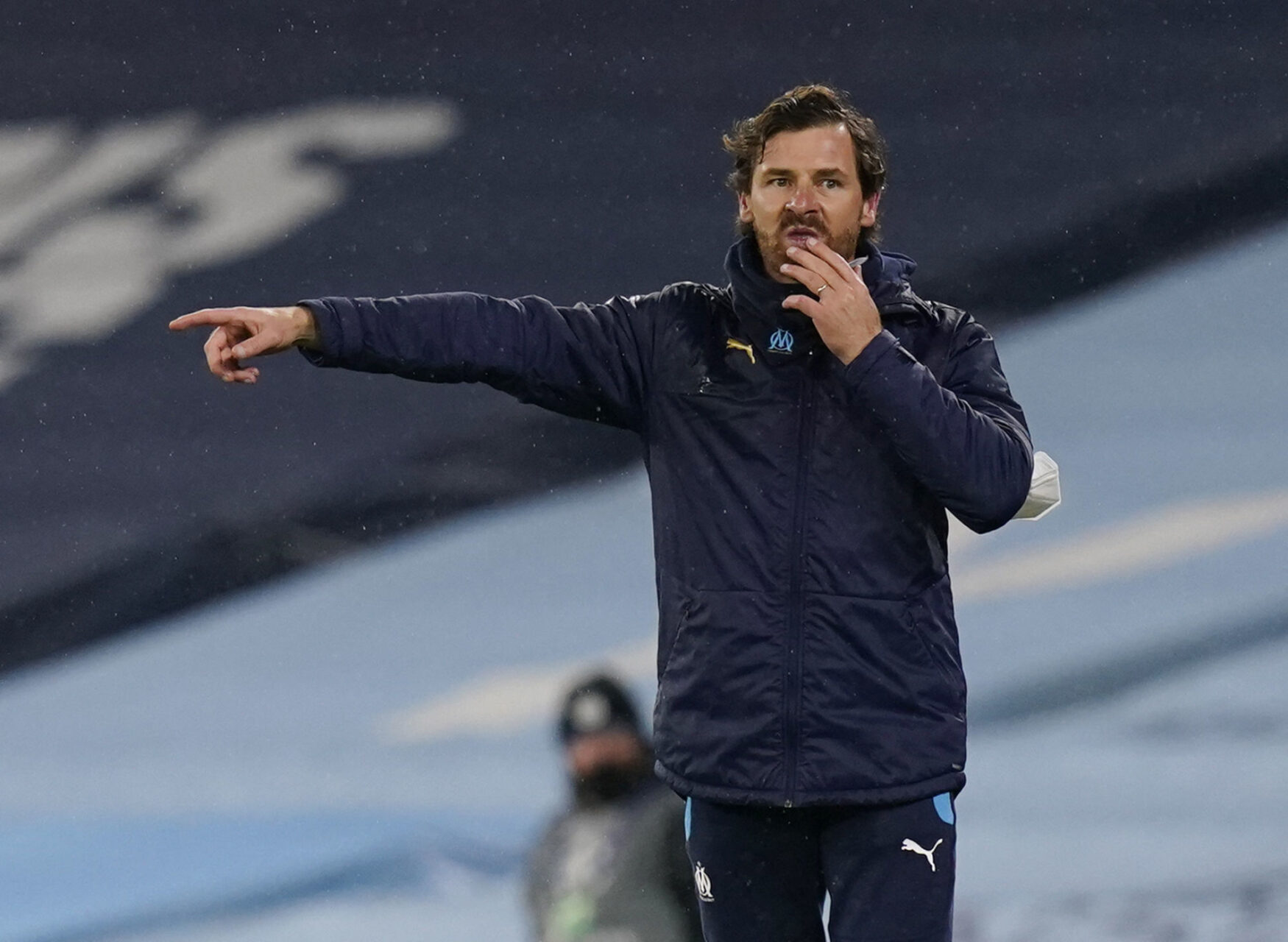 Andr&eacute; Villas-Boas sur le banc de l'OM (Icon Sport)