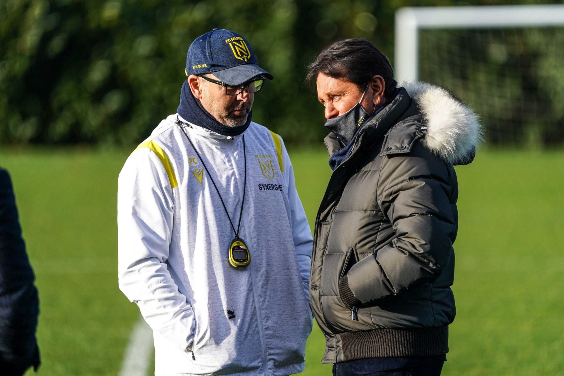 Raymond Domenech avec Nantes, fin janvier, contre Metz. Photo Anthony Dibon/Icon Sport