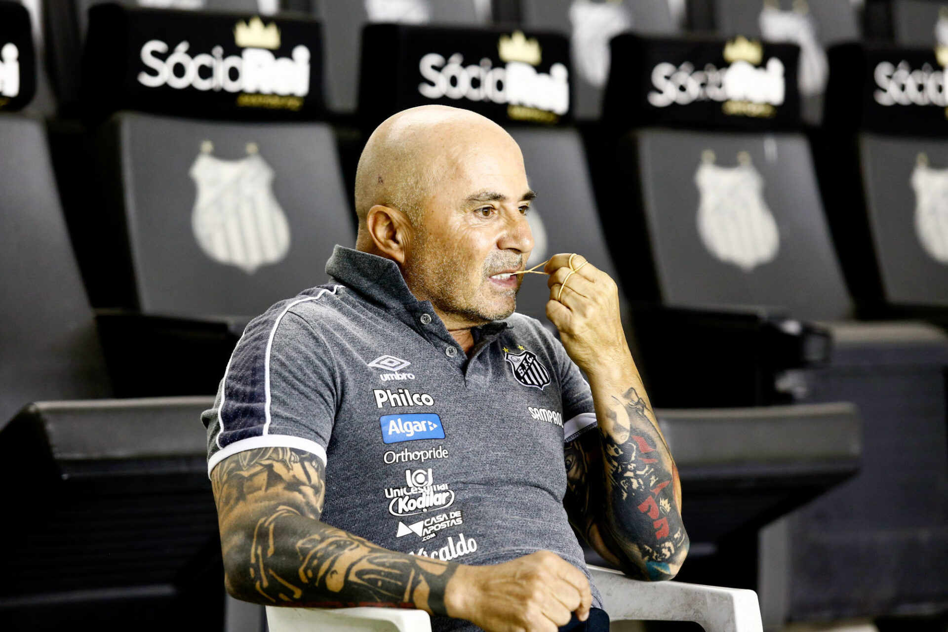 Jorge Sampaoli peut d&eacute;goupiller &agrave; n'importe quel moment. Photo Icon Sport