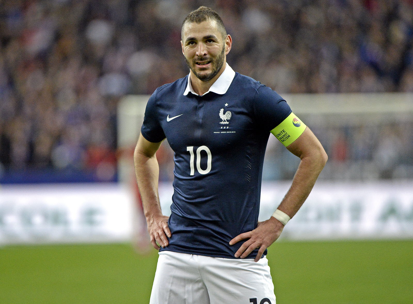Karim Benzema n'avait plus porté le maillot des Bleus depuis cinq ans. Une éternité... Icon Sport
