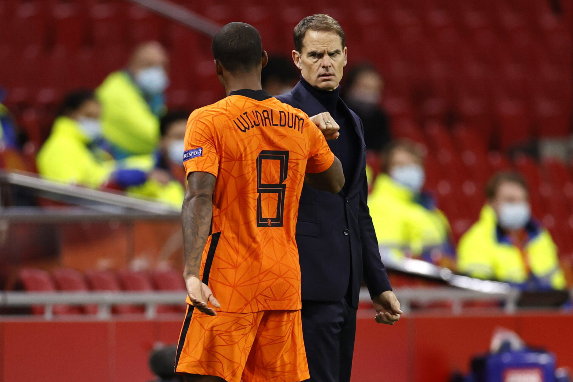 Georginio Wijnaldum et Frank de Boer. Icon Sport