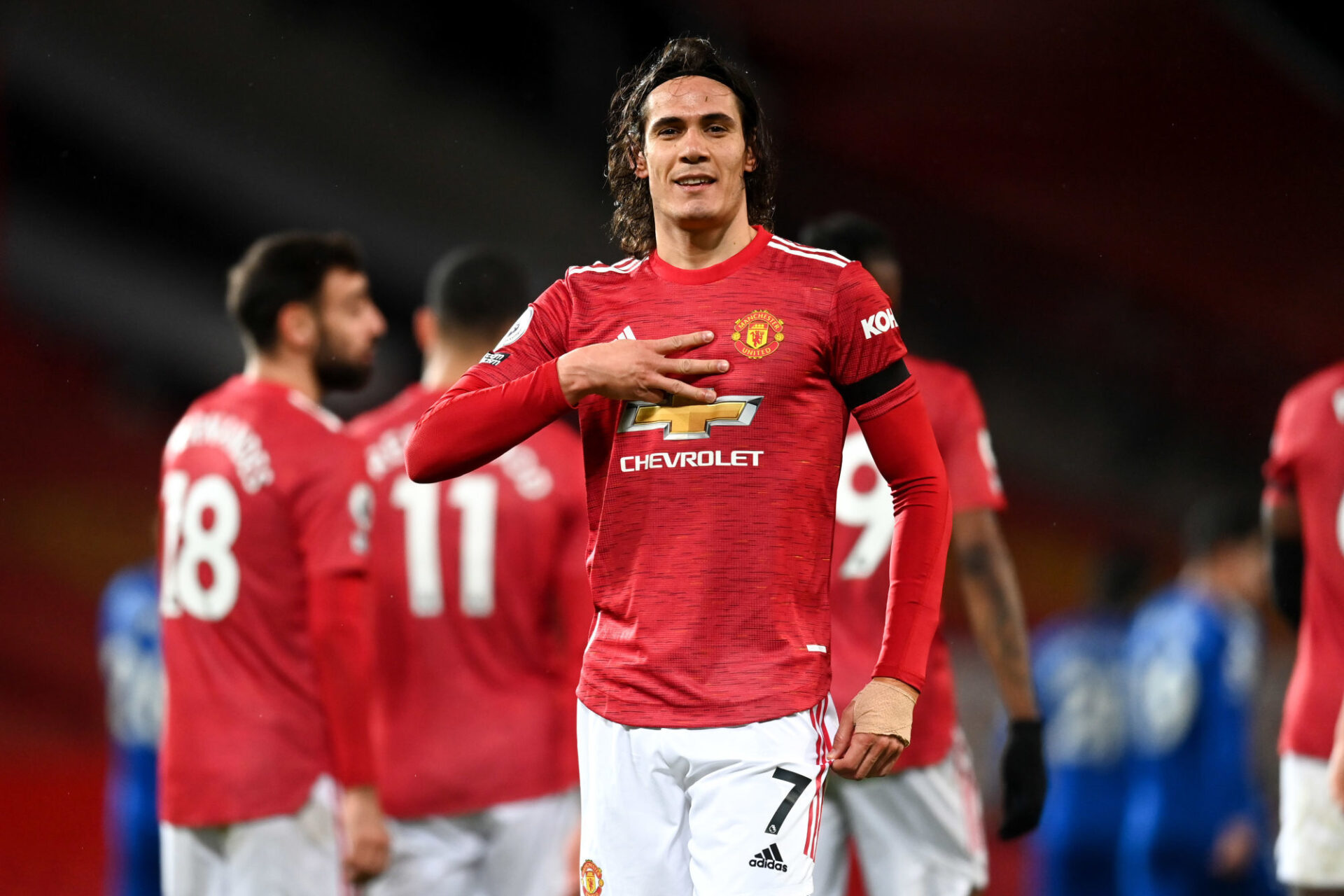 Edinson Cavani est toujours affûté à Manchester United. Icon Sport Edinson Cavani est toujours affûté à Manchester United. Icon Sport