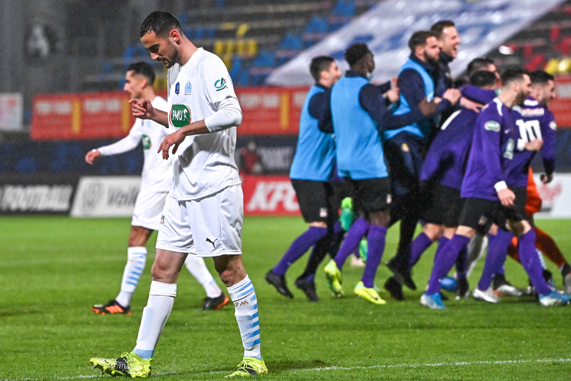 L'OM &eacute;limin&eacute; en Coupe de France. Icon Sport