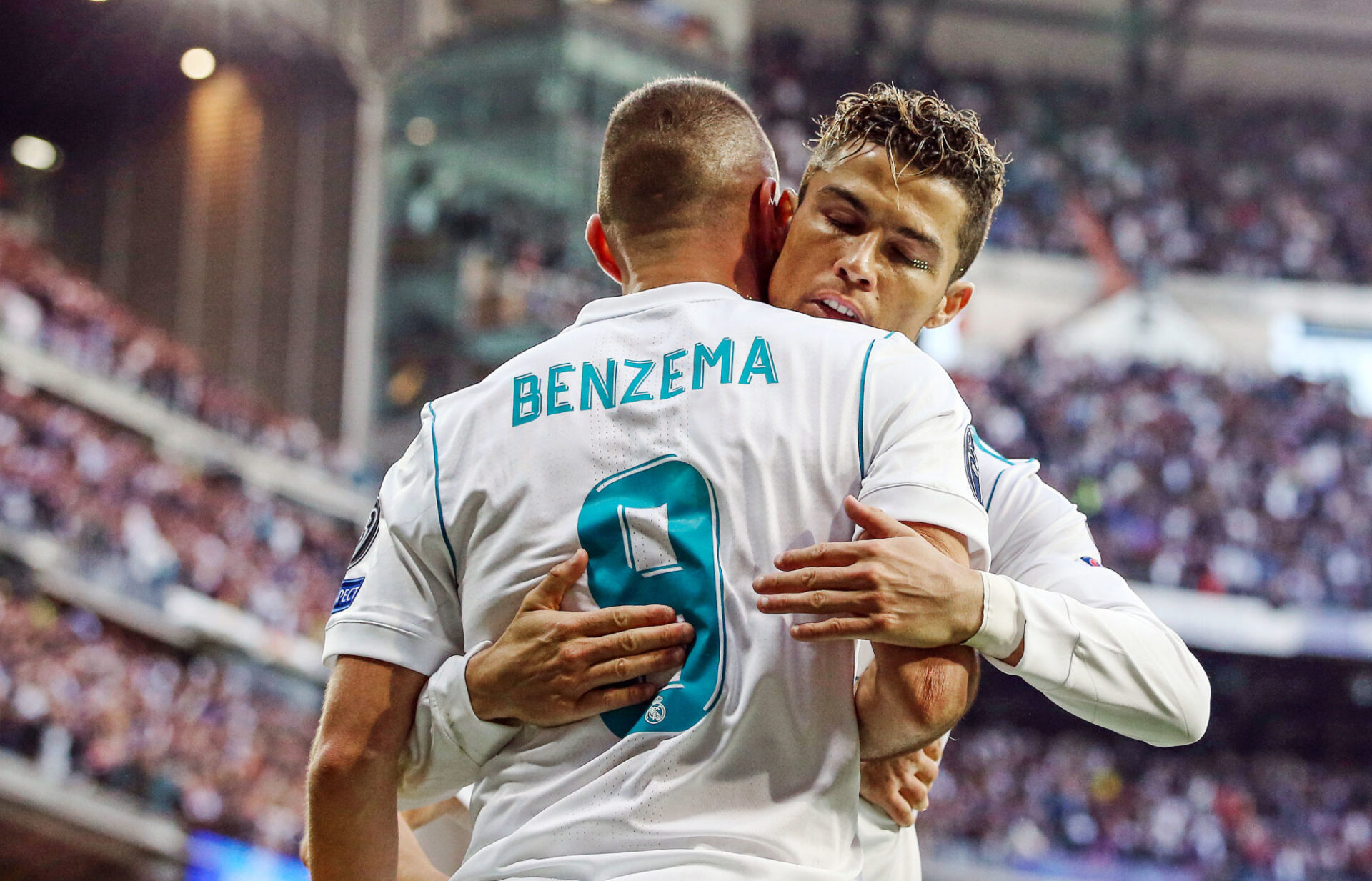Karim Benzema et Cristiano Ronaldo, sous les couleurs du Real Madrid. Icon Sport Karim Benzema et Cristiano Ronaldo, sous les couleurs du Real Madrid. Icon Sport