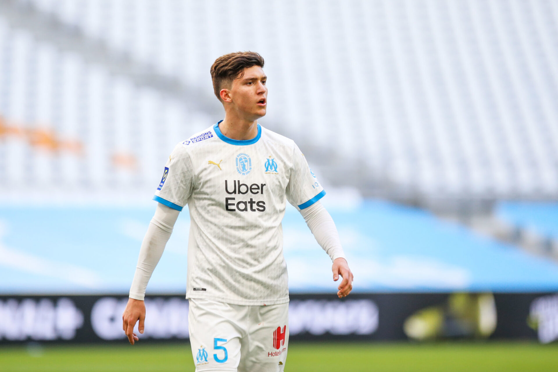 Pol Lirola avec l'Olympique de Marseille. Icon Sport