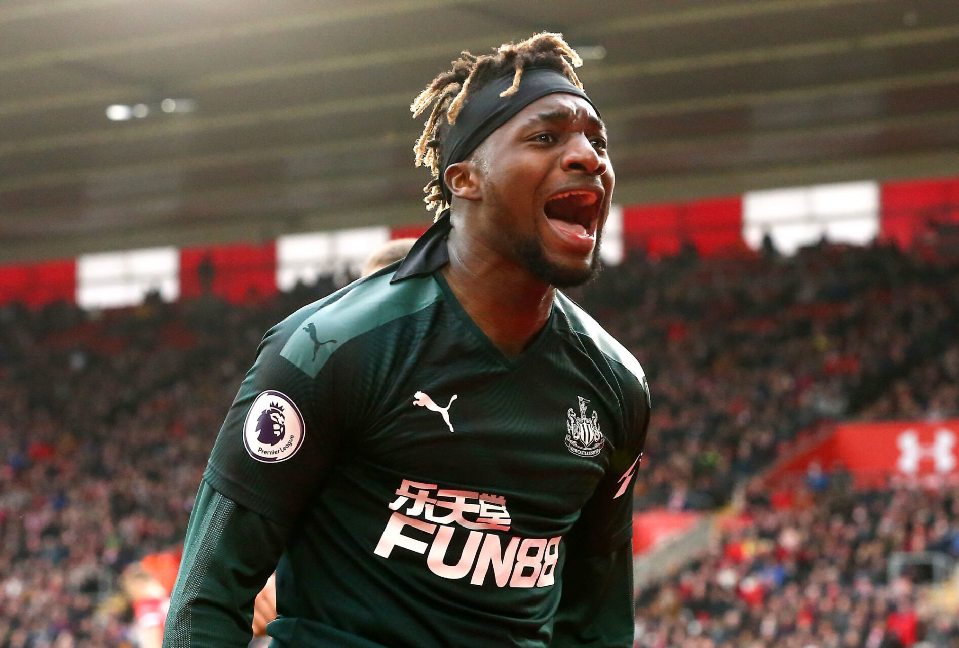 Allan Saint-Maximin sous les couleurs de Newcastle United (Icon Sport)