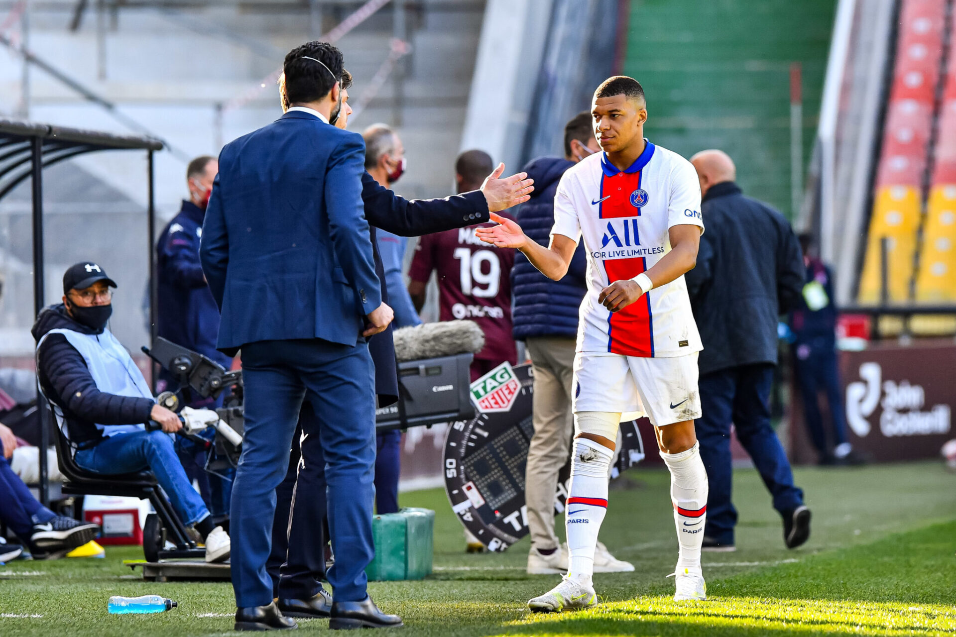 Kylian Mbapp&eacute; avait d&ucirc; laisser sa place en fin de match (iconsport)