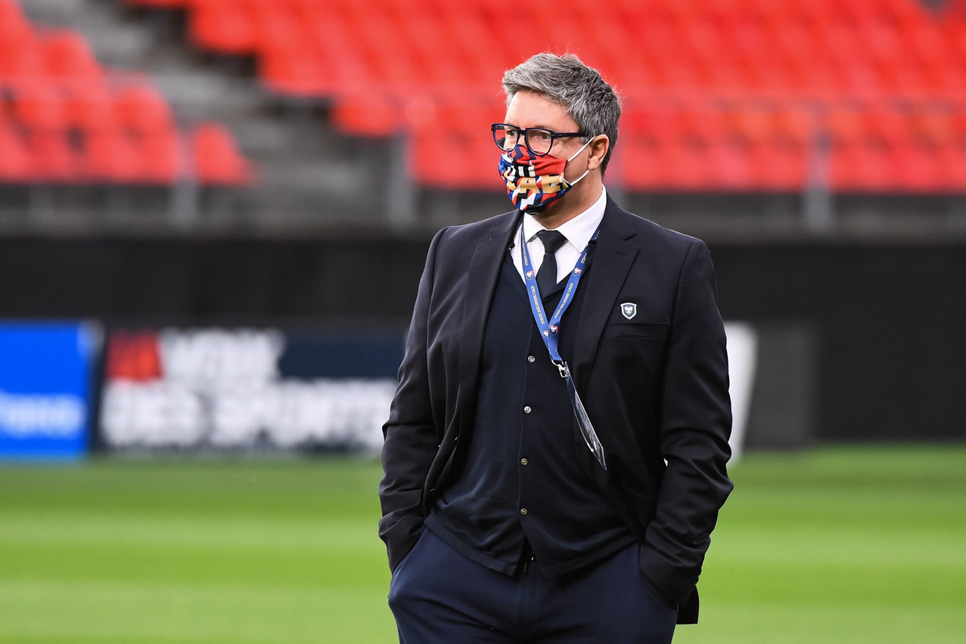 Olivier Pickeu, le pr&eacute;sident du SM Caen. Icon Sport