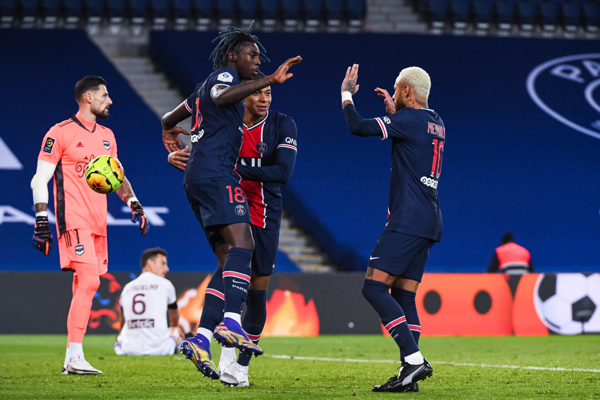 Moise Kean a inscrit 16 buts cette saison avec le PSG (Iconsport) Moise Kean a inscrit 16 buts cette saison avec le PSG (Iconsport)