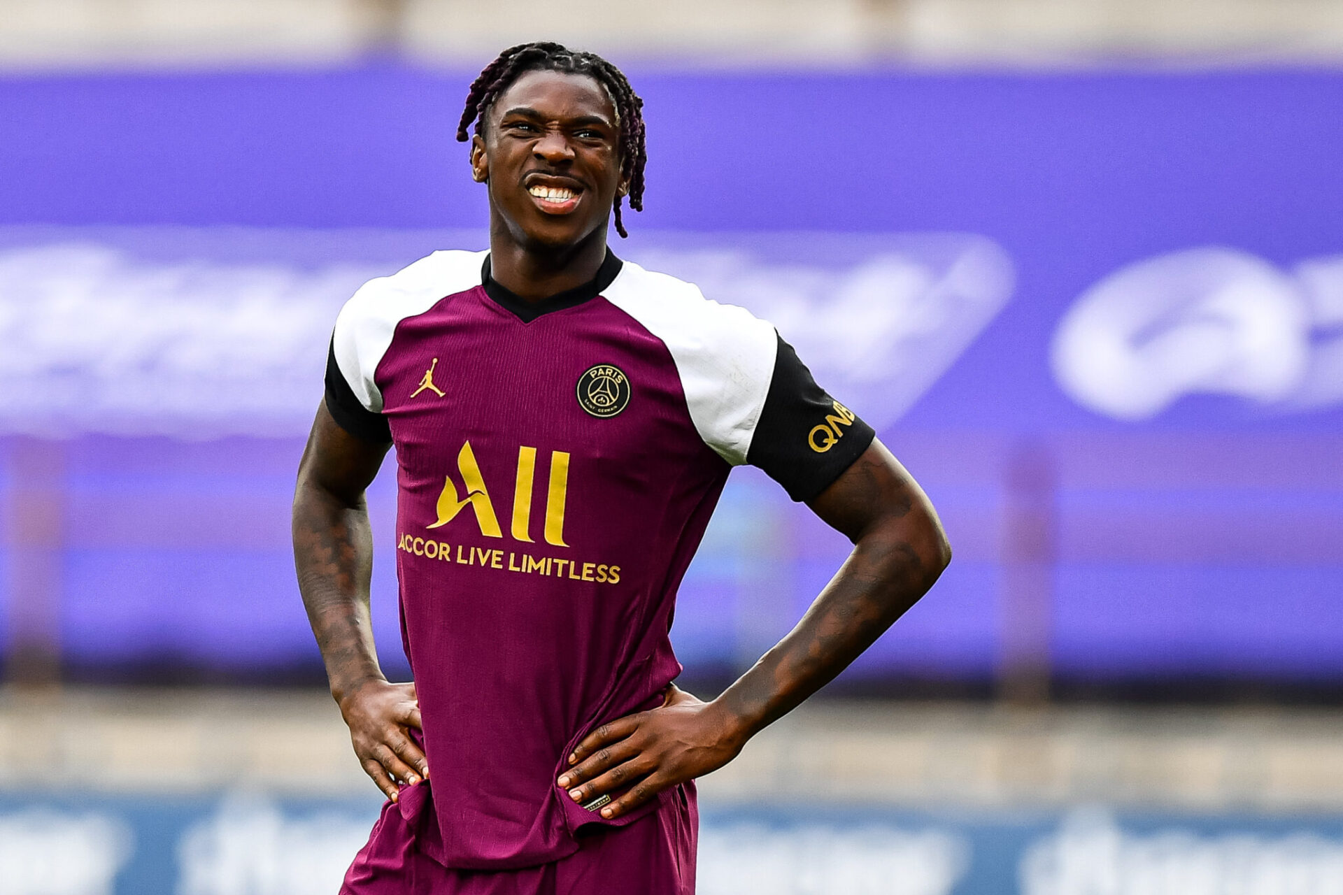 Moise Kean a inscrit 16 buts cette saison avec le PSG (Iconsport) Moise Kean a inscrit 16 buts cette saison avec le PSG (Iconsport)