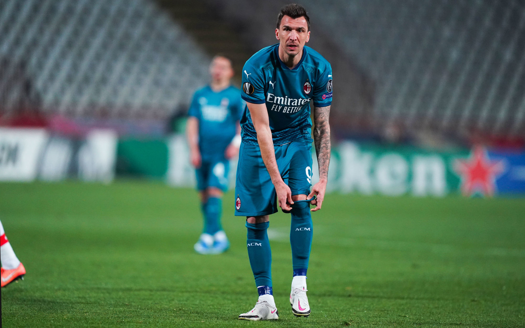 Mario Mandžukić : blessé, l'attaquant de l'AC Milan renonce à son