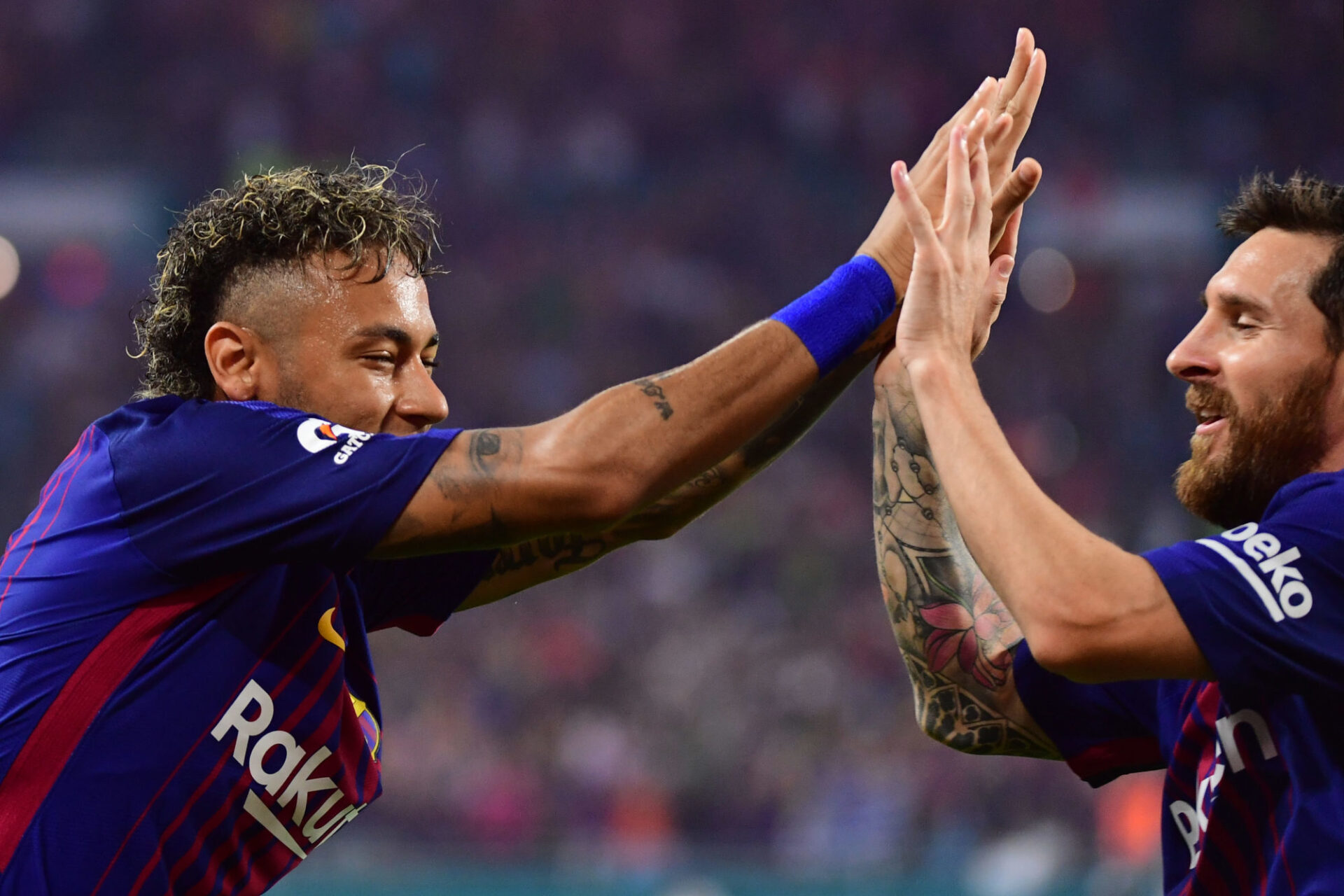 Lionel Messi esp&egrave;re retrouver son co&eacute;quipier Neymar cet &eacute;t&eacute;.  (Photo by Pressinphoto / Icon Sport)  