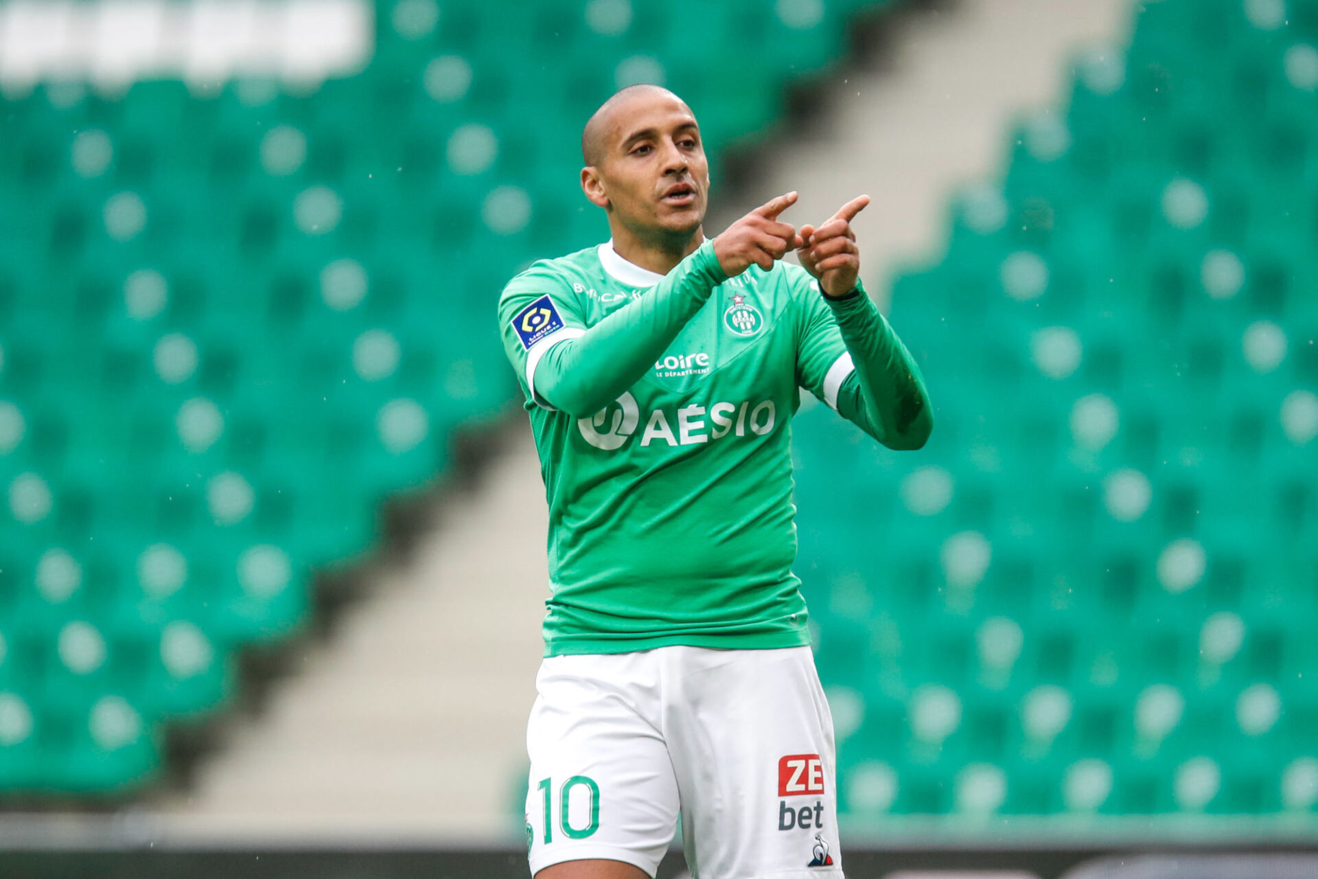 Hatem Ben Arfa n'a rien pu faire contre Saint-Etienne. Icon Sport
