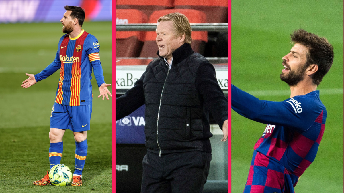 Lionel Messi, Ronald Koeman, Gerard Piqué : le Barça enrage sur l&#039;arbitrage pendant le Clásico