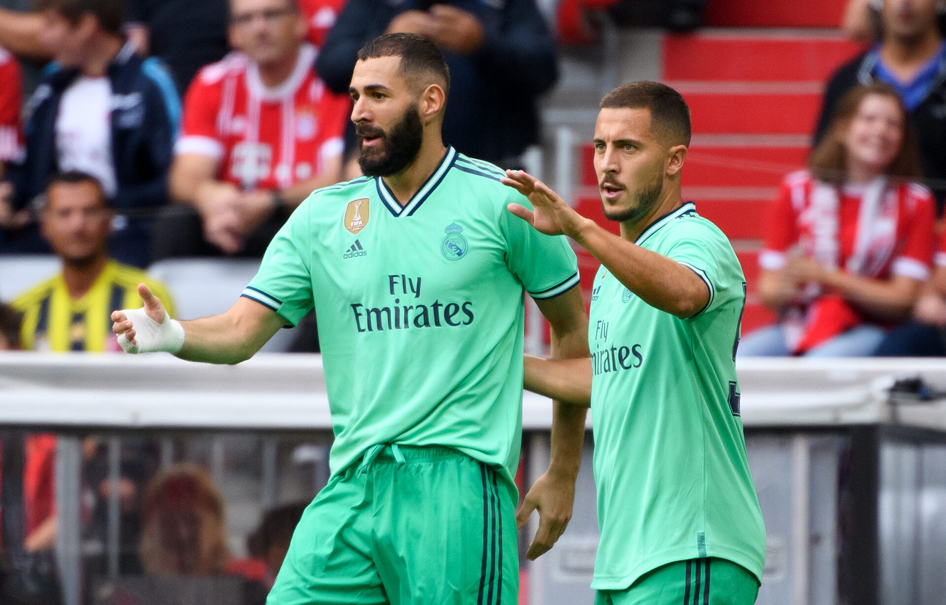 Karim Benzema et Eden Hazard pourraient se retrouver lors du prochain Euro (iconsport)