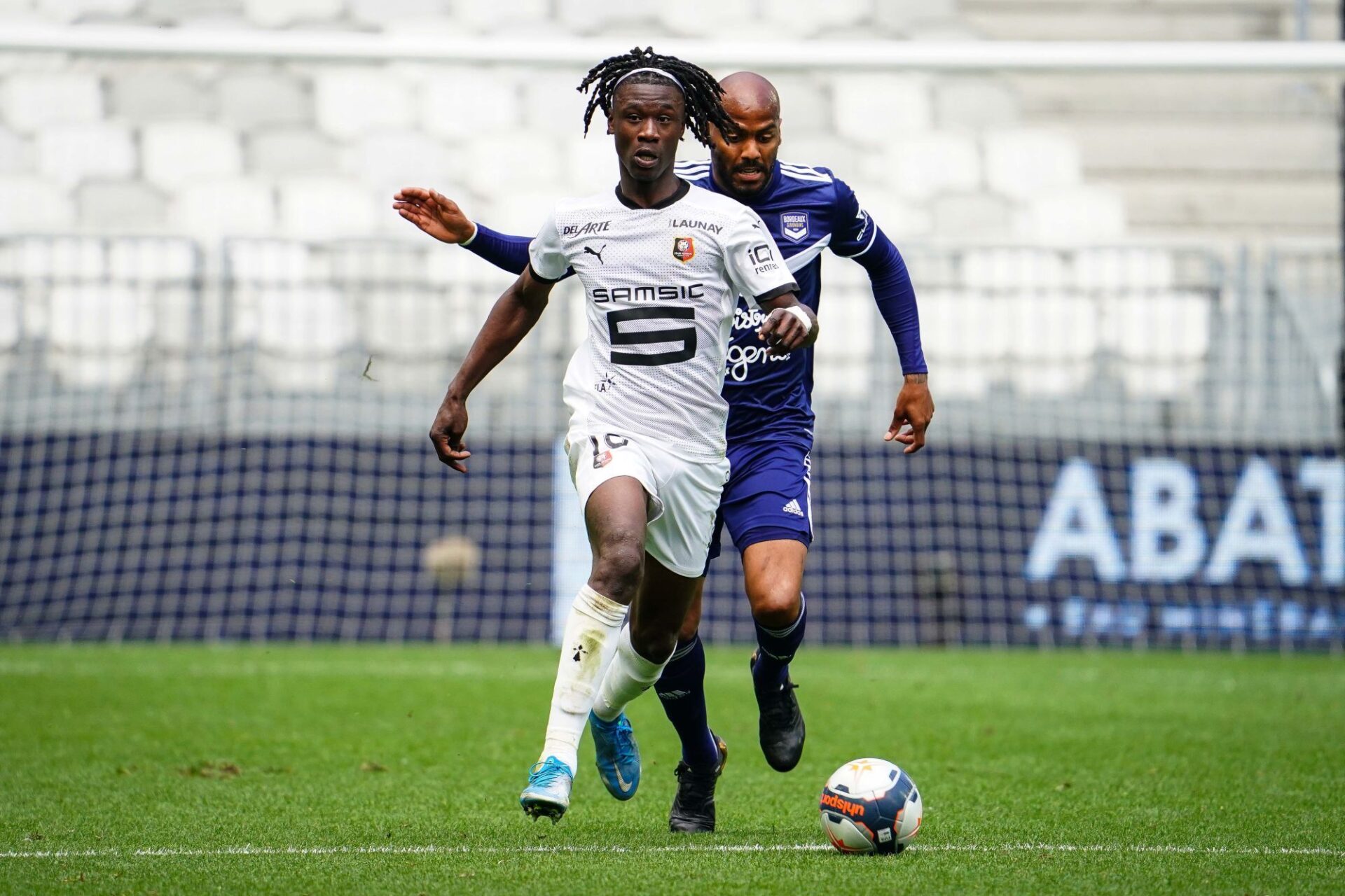 Eduardo Camavinga face à Bordeaux. Icon Sport