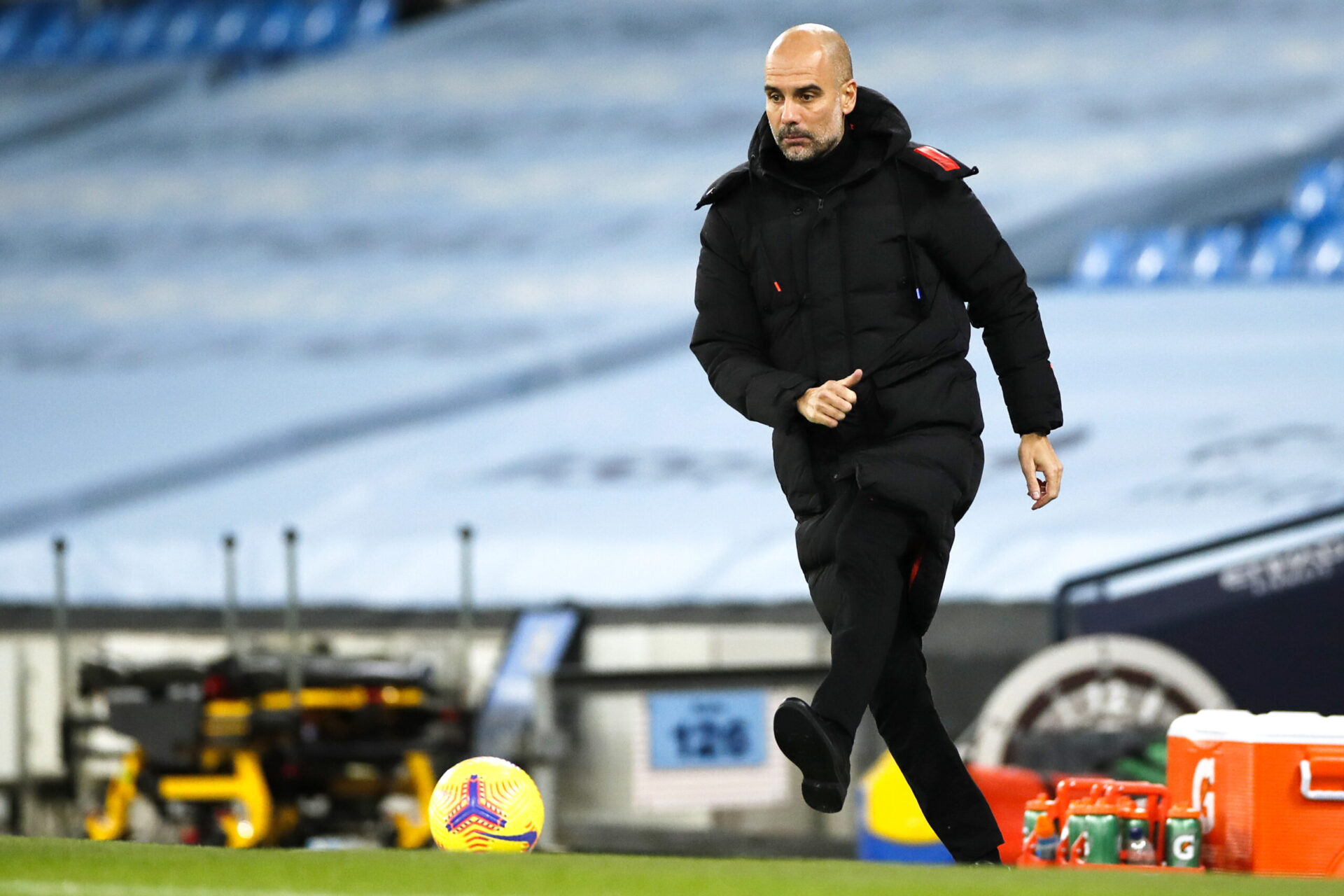 Pep Guardiola a m&ecirc;me voulu reprendre du service ! (iconsport)