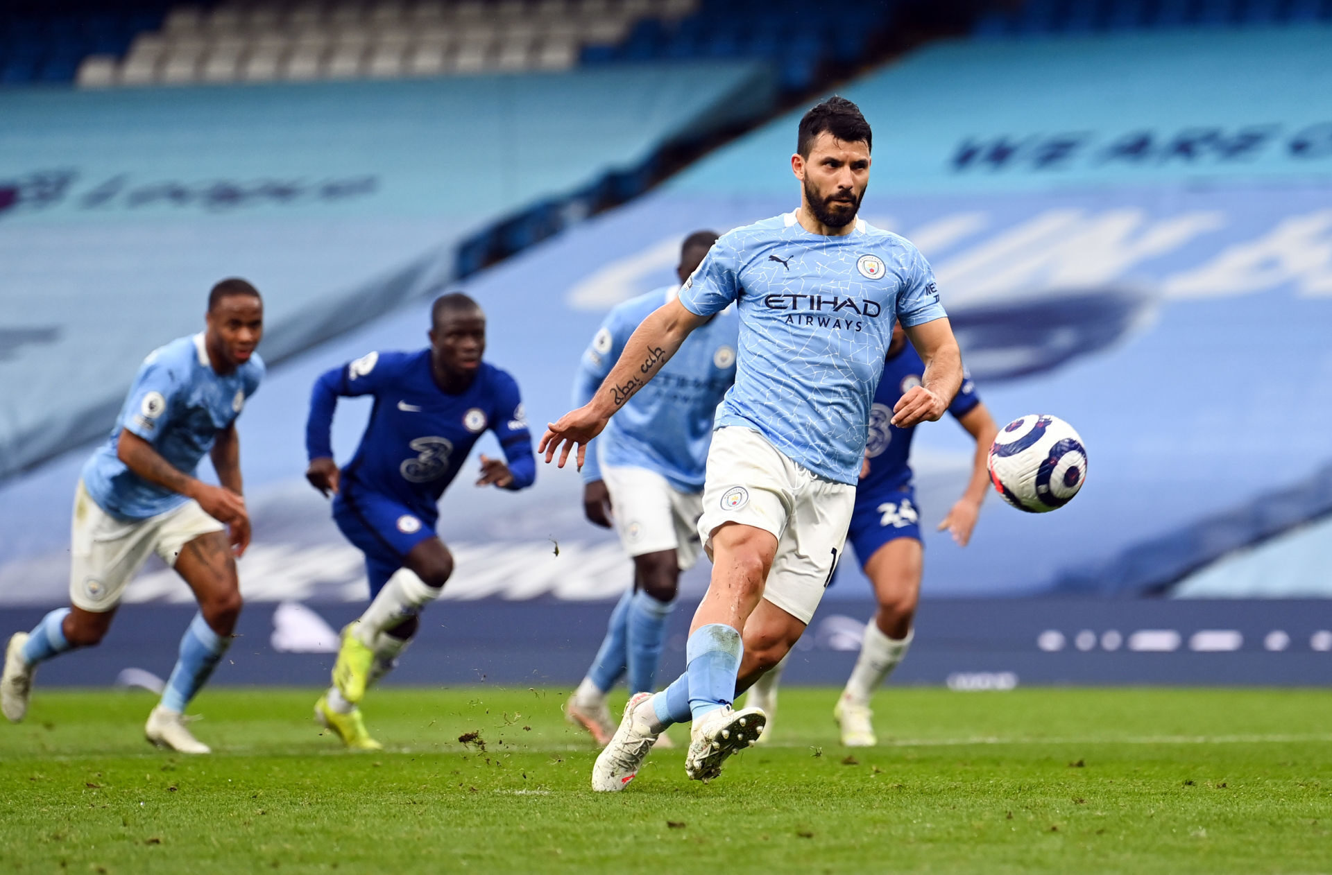 Sergio Ag&uuml;ero veut partir sur une victoire en Ligue des Champions (iconsport)