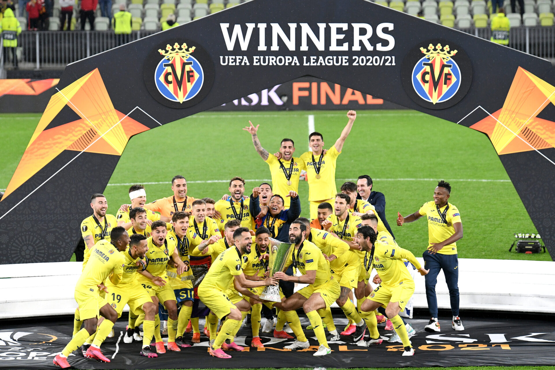 Unai Emery a permis &agrave; son &eacute;quipe de remporter l'Europa League (iconsport)