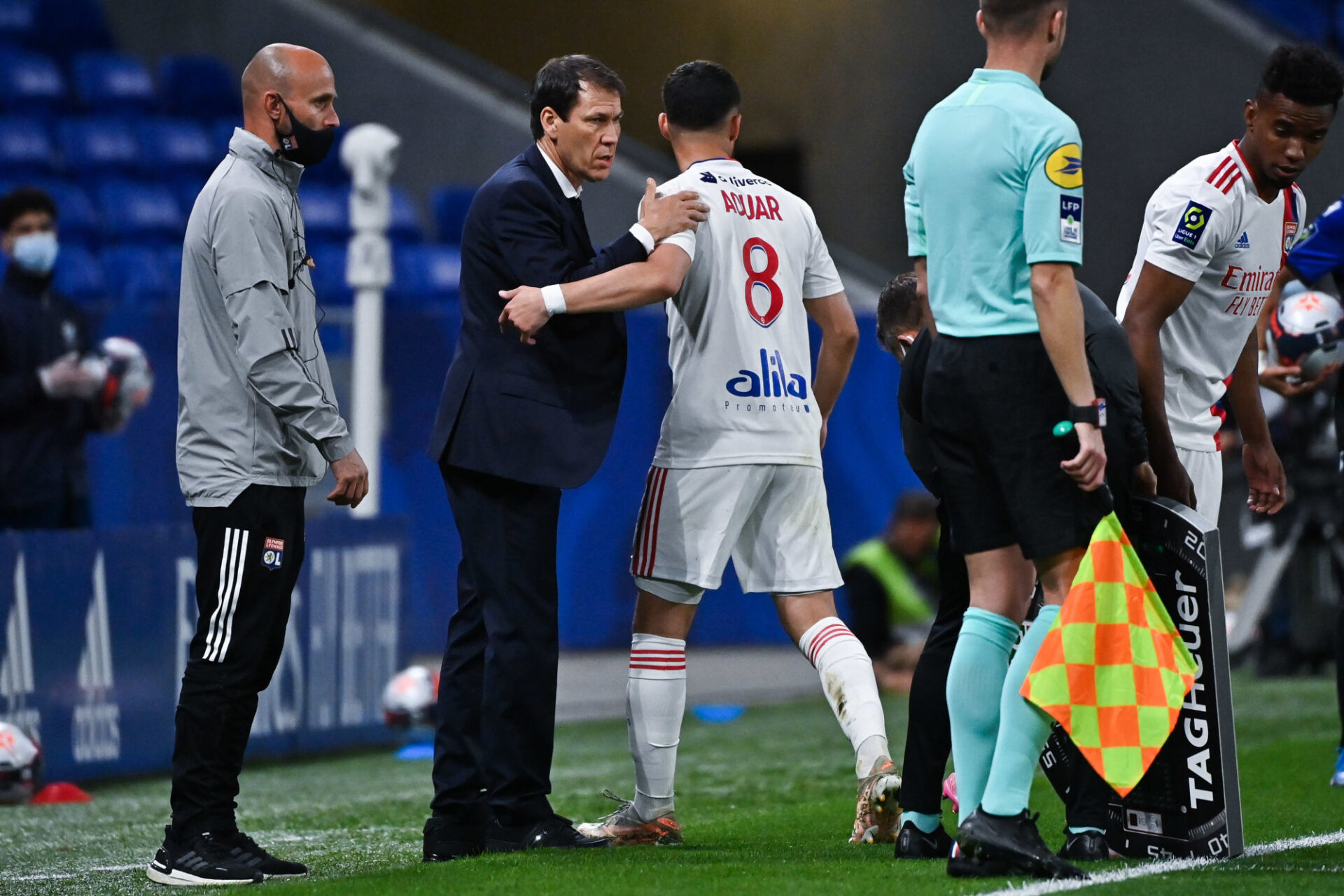 Rudi Garcia a manqu&eacute; sa derni&egrave;re sur le banc de l'OL dimanche soir face &agrave; Nice (iconsport)