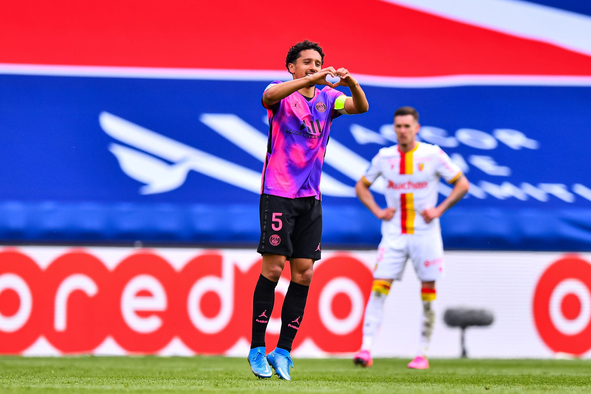Marquinhos une nouvelle fois buteur ce samedi après-midi.