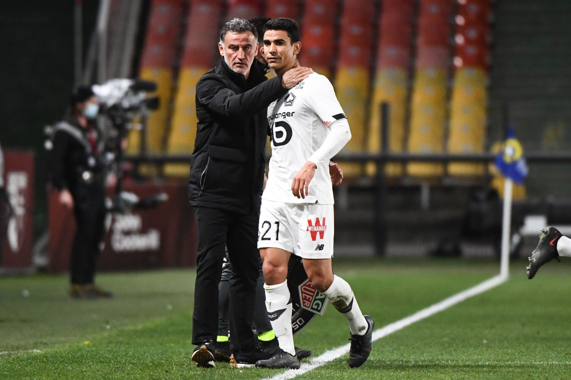 Christophe Galtier quitte Lille sur un triomphe en Ligue 1. Icon Sport Christophe Galtier quitte Lille sur un triomphe en Ligue 1. Icon Sport