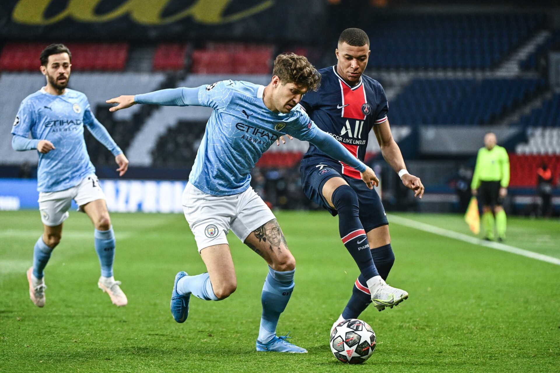 John Stones espère affronter Mbappé mardi soir (iconsport)