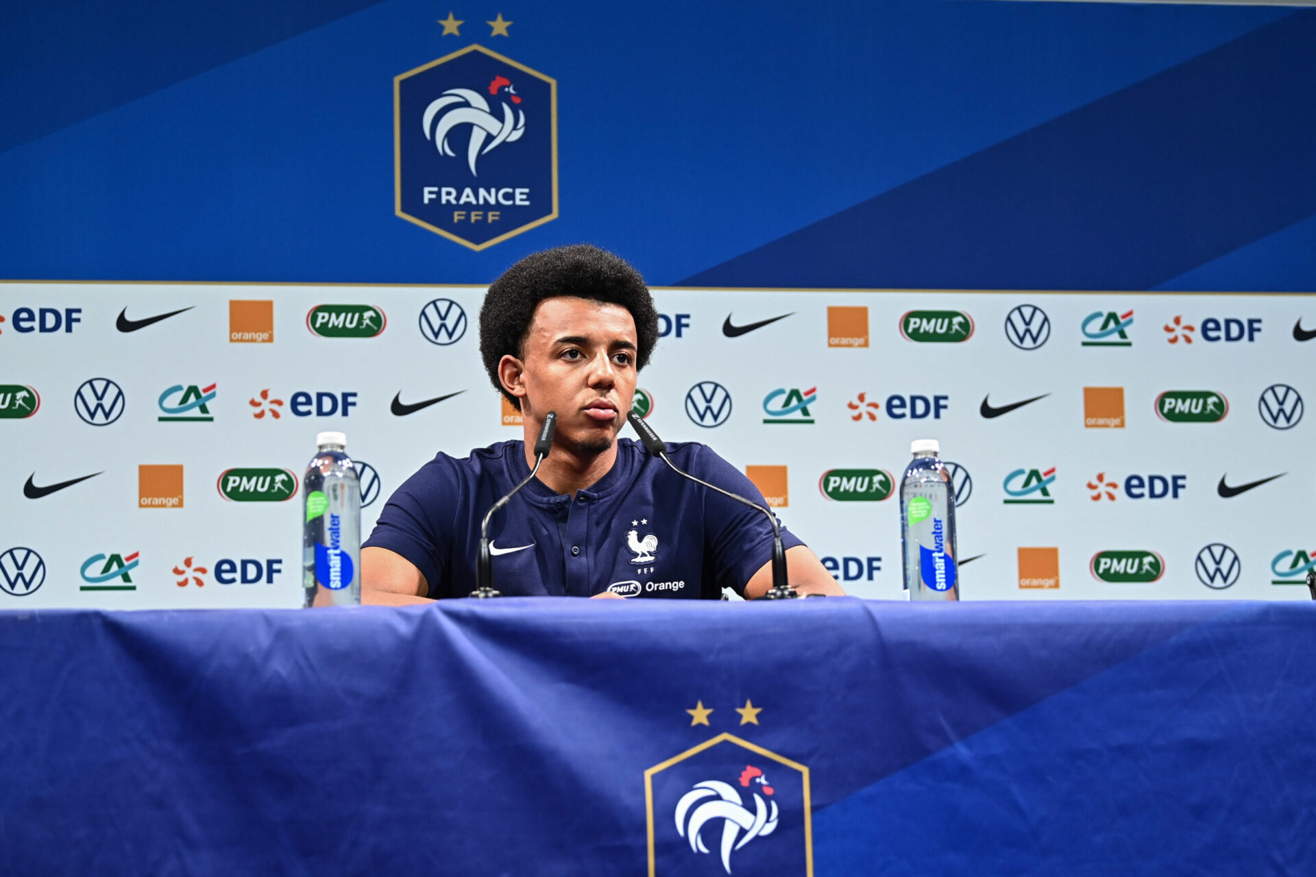Jules Kound&eacute; &eacute;tait pr&eacute;sent en conf&eacute;rence de presse ce vendredi (iconsport)