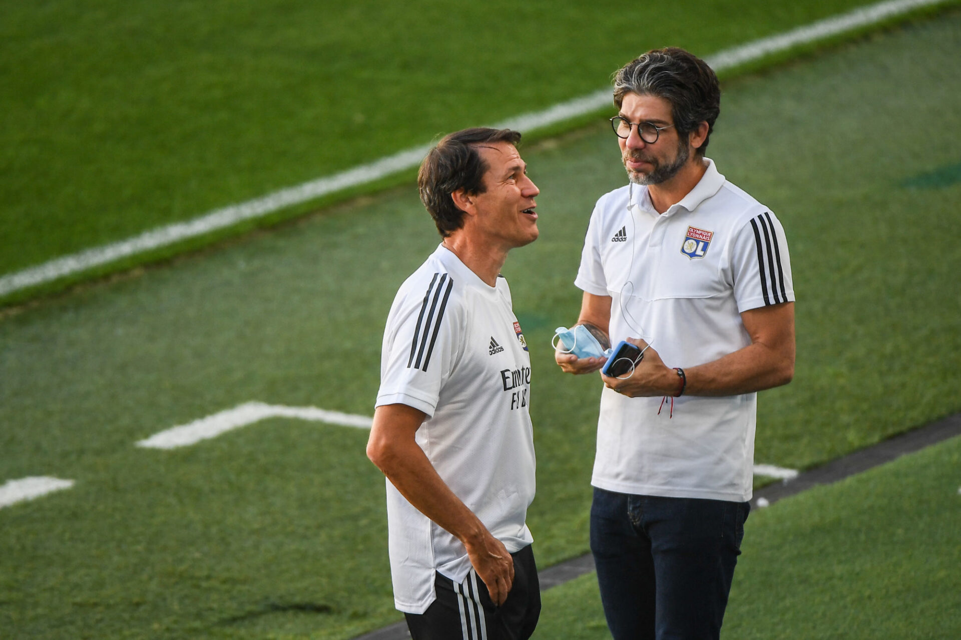 Rudi Garcia s'en est pris &agrave; Juninho. Icon Sport
