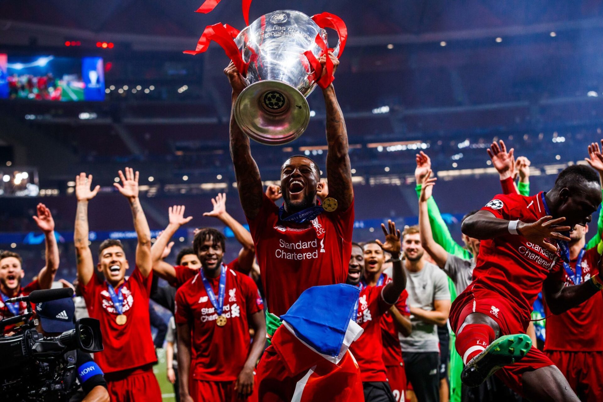 Georginio Wijnaldum a remport&eacute; la Ligue des Champions avec Liverpool en 2019 (iconsport)