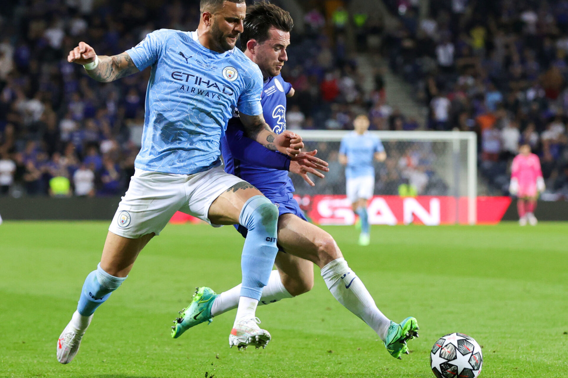 Ben Chilwell et Kyle Walker se sont livrés un sacré duel, à l'image de la finale. Icon Sport