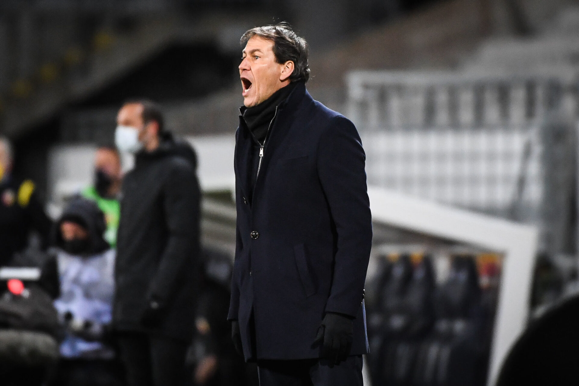 Rudi Garcia s'en est pris &agrave; Juninho. Icon Sport