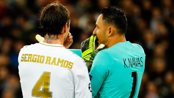 Sergio Ramos et Keylor Navas, coéquipiers au Real Madrid puis au PSG (iconsport)