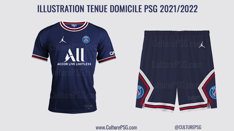 Illustration du nouveau maillot domicile (CulturePSG.com)