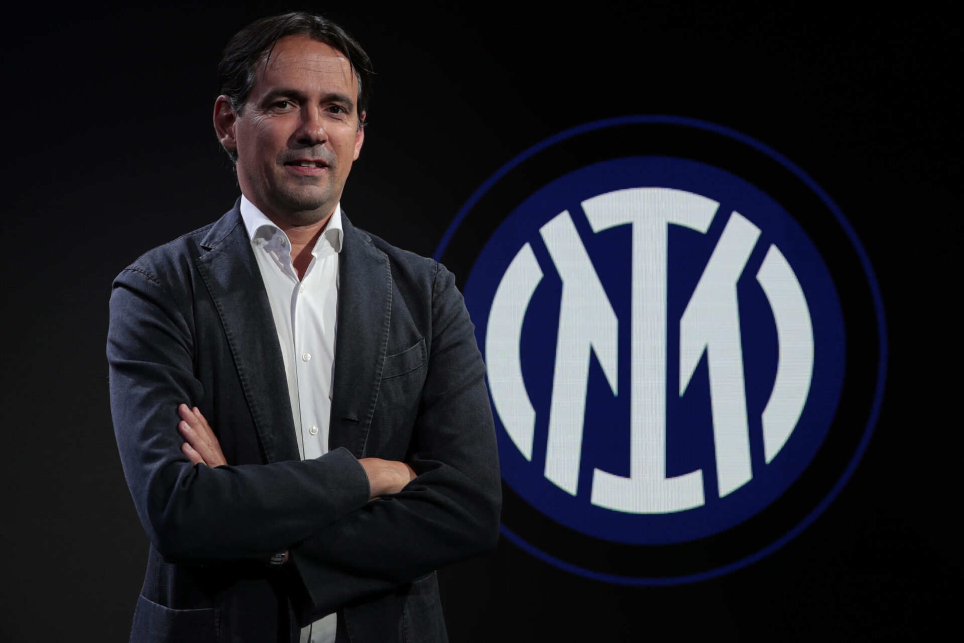 Simone Inzaghi a rejoint l'Inter après le départ d'Antonio Conte (Twitter Inter)