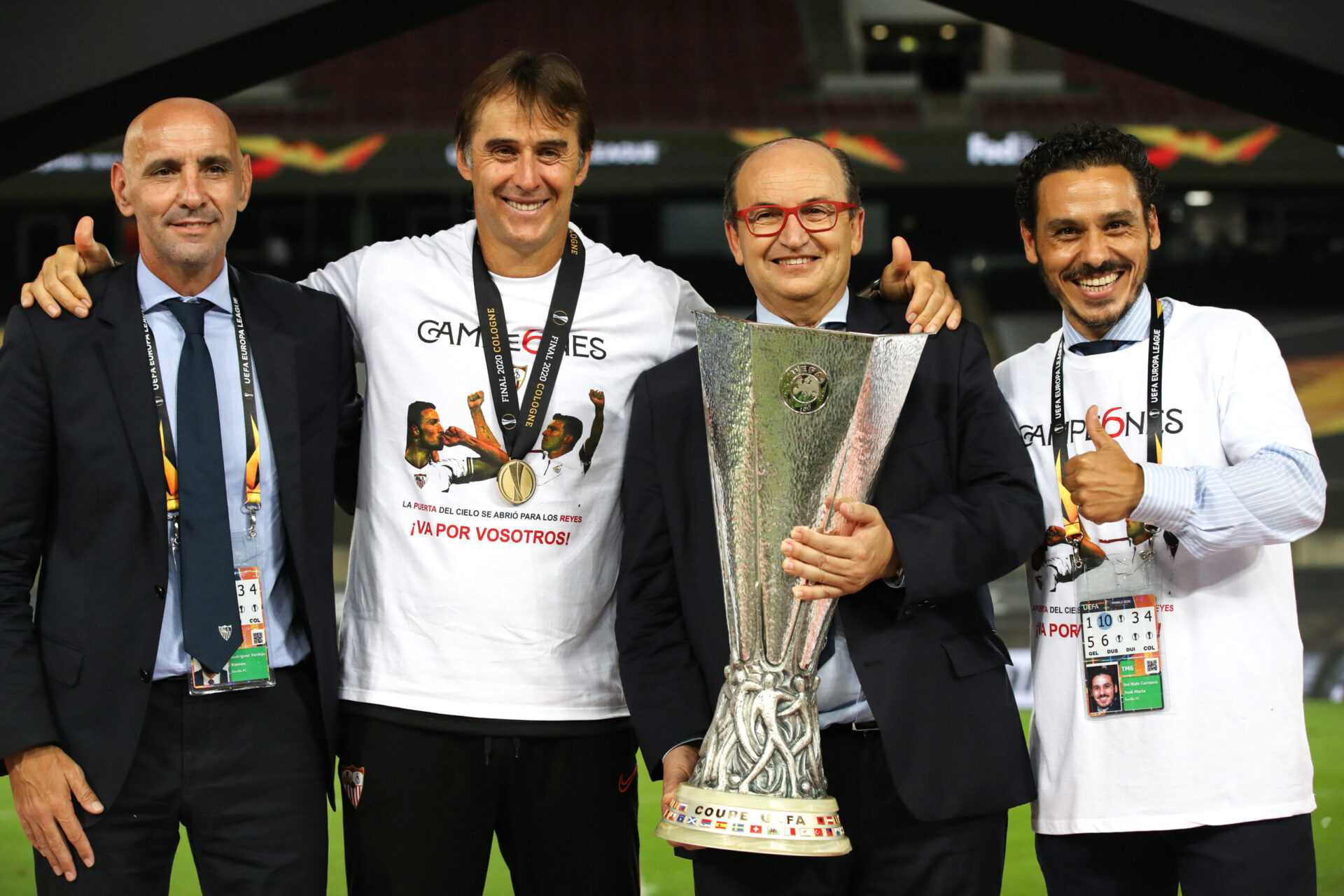 Lopetegui a rejet&eacute; une offre "vertigineuse" de Tottenham d'apr&egrave;s le Pr&eacute;sident du FC S&eacute;ville Jose Castro (iconsport)