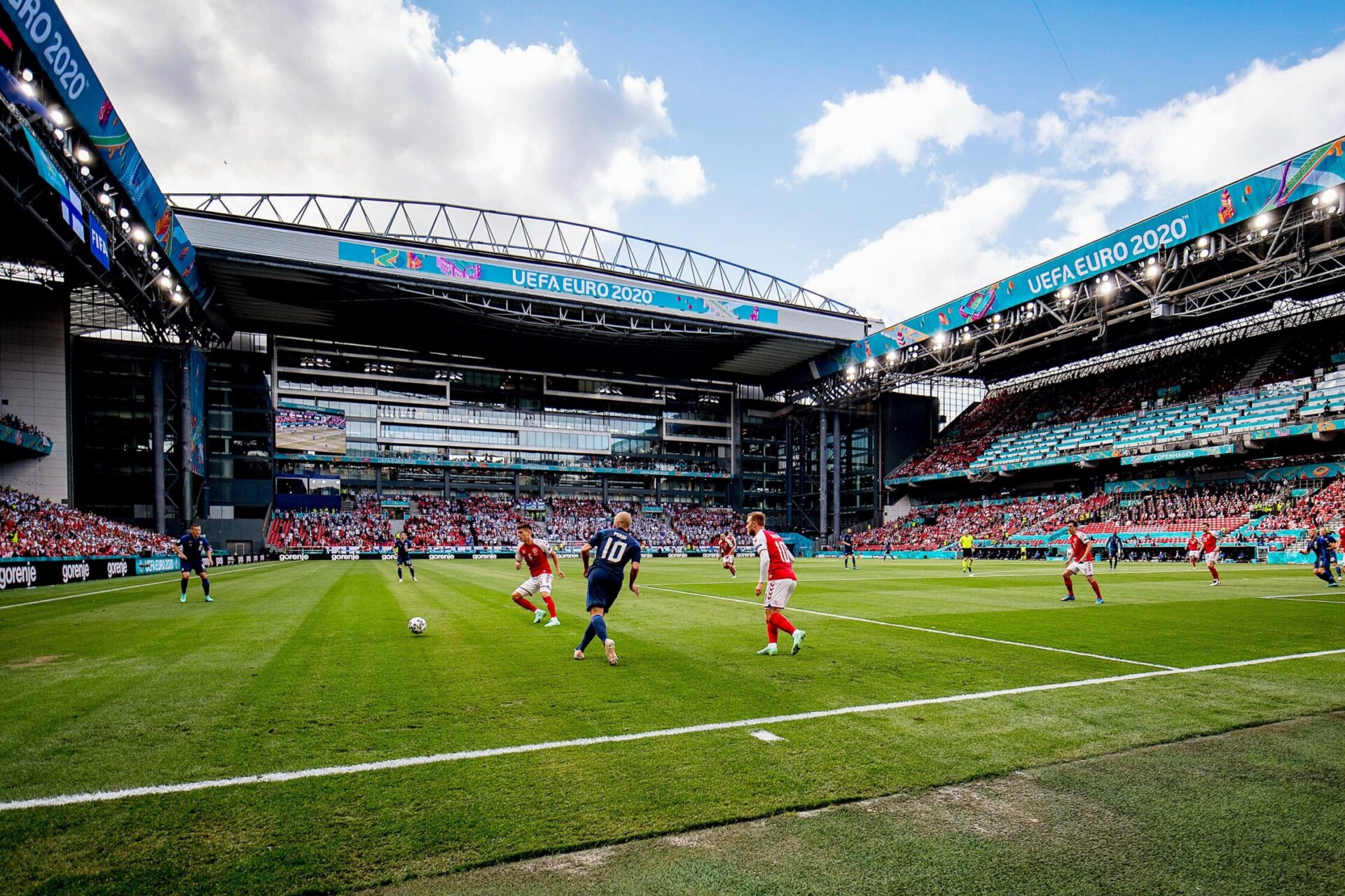 Eriksen, lors du match entre le Danemark et la Finlande le samedi 12 juin. Icon Sport