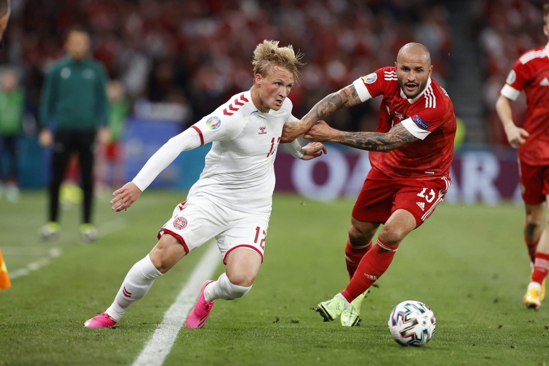Dolberg était de retour à la Johan Cruyff Arena d'Amsterdam. Icon Sport