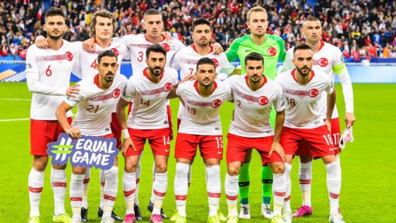 L'équipe turque au Stade de France pour son match contre la France le 14 octobre 2019 (iconsport)