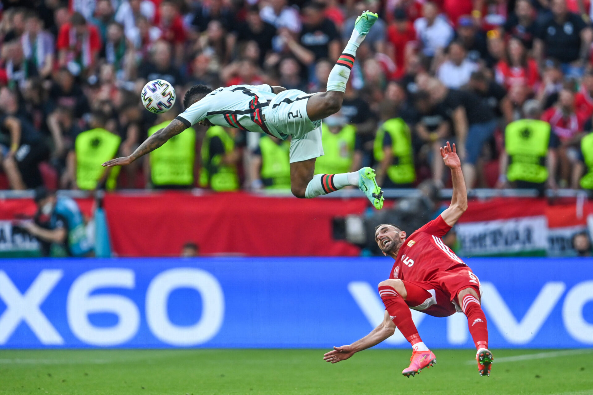 Cristiano Ronaldo dispute son cinqui&egrave;me Euro avec le Portugal. Icon Sport