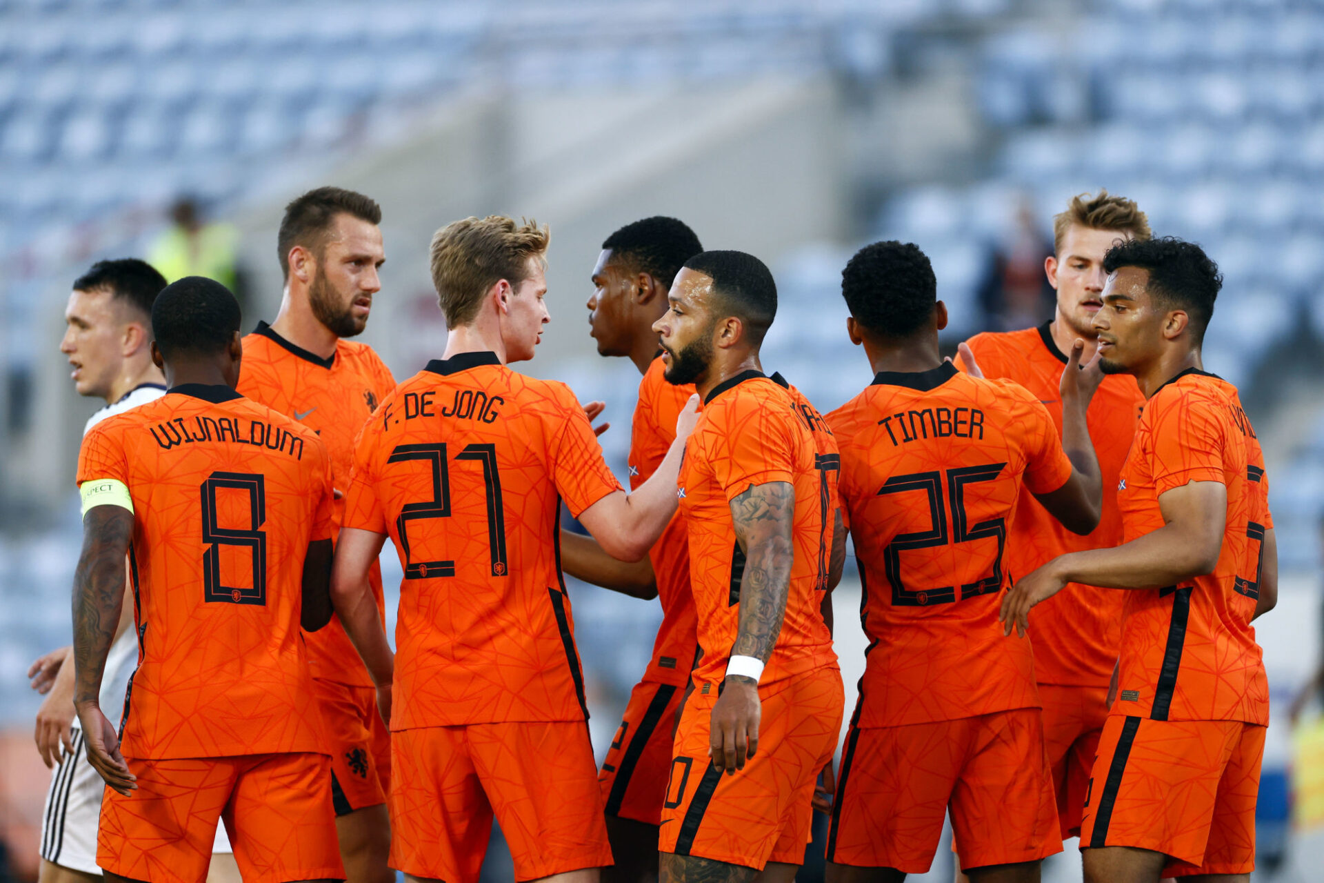 Wijnaldum, De Vrij, Frenkie de Jong, Depay, De Ligt... Les Pays-Bas présentent une montagne de talents individuels, mais qui peinent à former un collectif. Icon Sport
