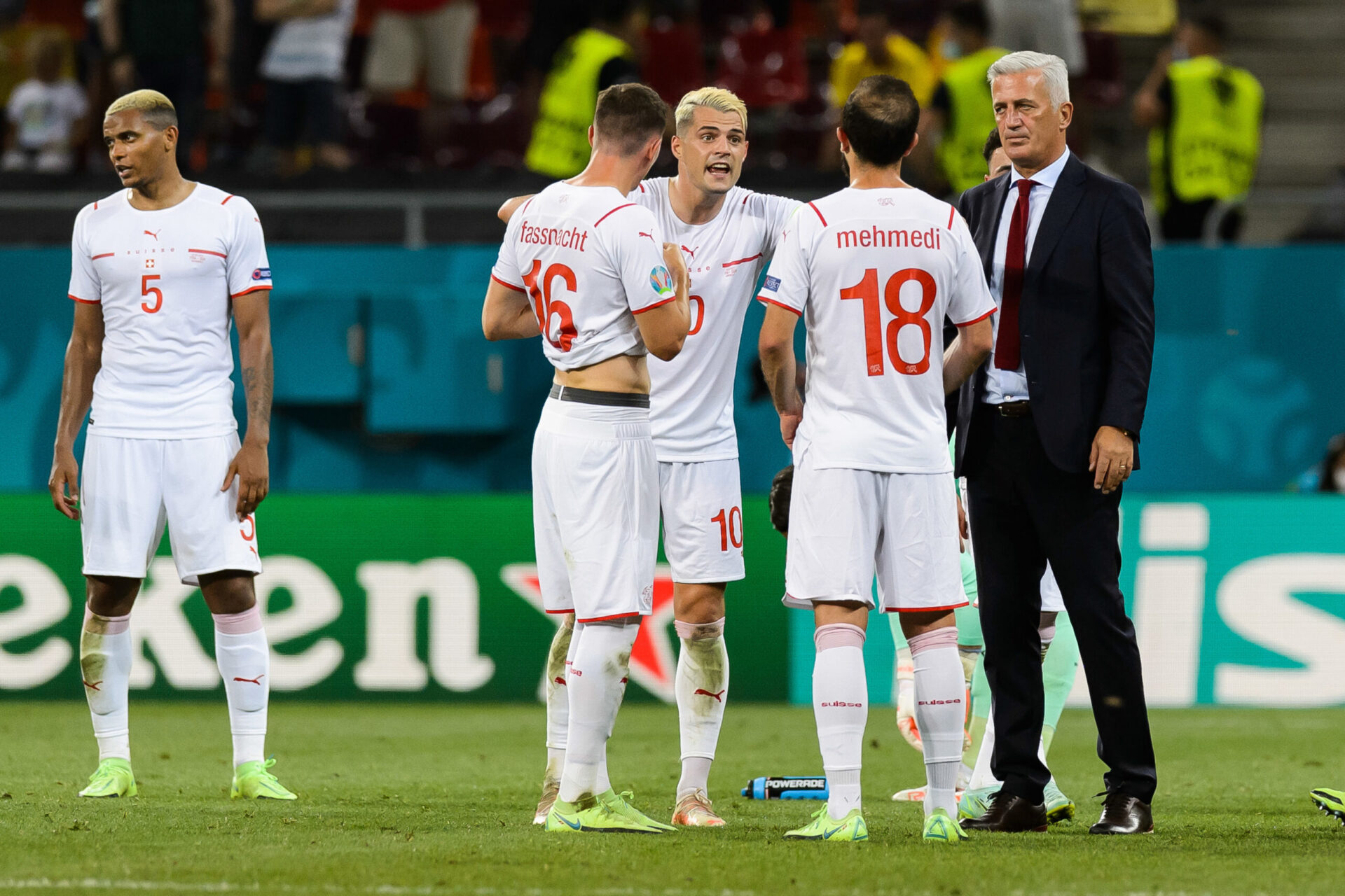 Petkovic s'est dit fier de lad prestation de ses joueurs et a reconnu que la Suisse avait plus d'énergie que la France (iconsport) Petkovic s'est dit fier de lad prestation de ses joueurs et a reconnu que la Suisse avait plus d'énergie que la France (iconsport)
