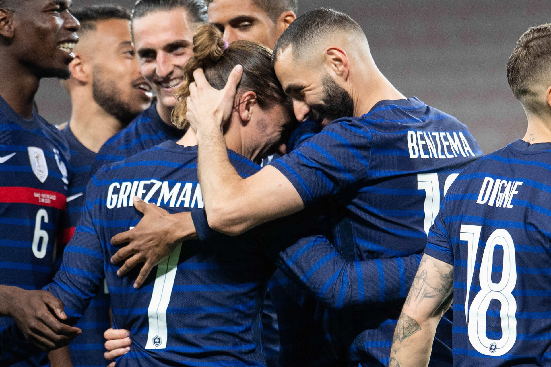 Antoine Griezmann et Karim Benzema seront présents face à l'Allemagne (iconsport)