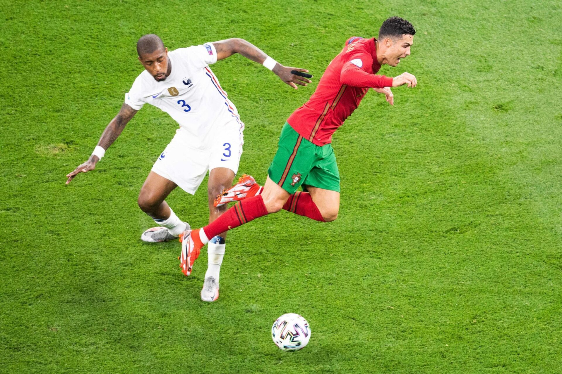Presnel Kimpembe a été comme formé latéral gauche au PSG, mais Deschamps n'a visiblement pas souhaité réhabiliter le passé contre le Portugal. Icon Sport Presnel Kimpembe a été comme formé latéral gauche au PSG, mais Deschamps n'a visiblement pas souhaité réhabiliter le passé contre le Portugal. Icon Sport